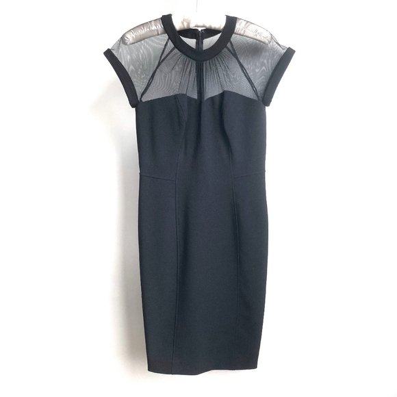 Basler Dresses & Skirts - Basler Cocktail Dress with Sheer Yoke